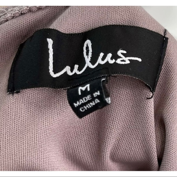 Lulus Sz M Taupe Romantic Long Formal Gown Maxi Dress Georgette Mod Halter - Picture 9 of 11